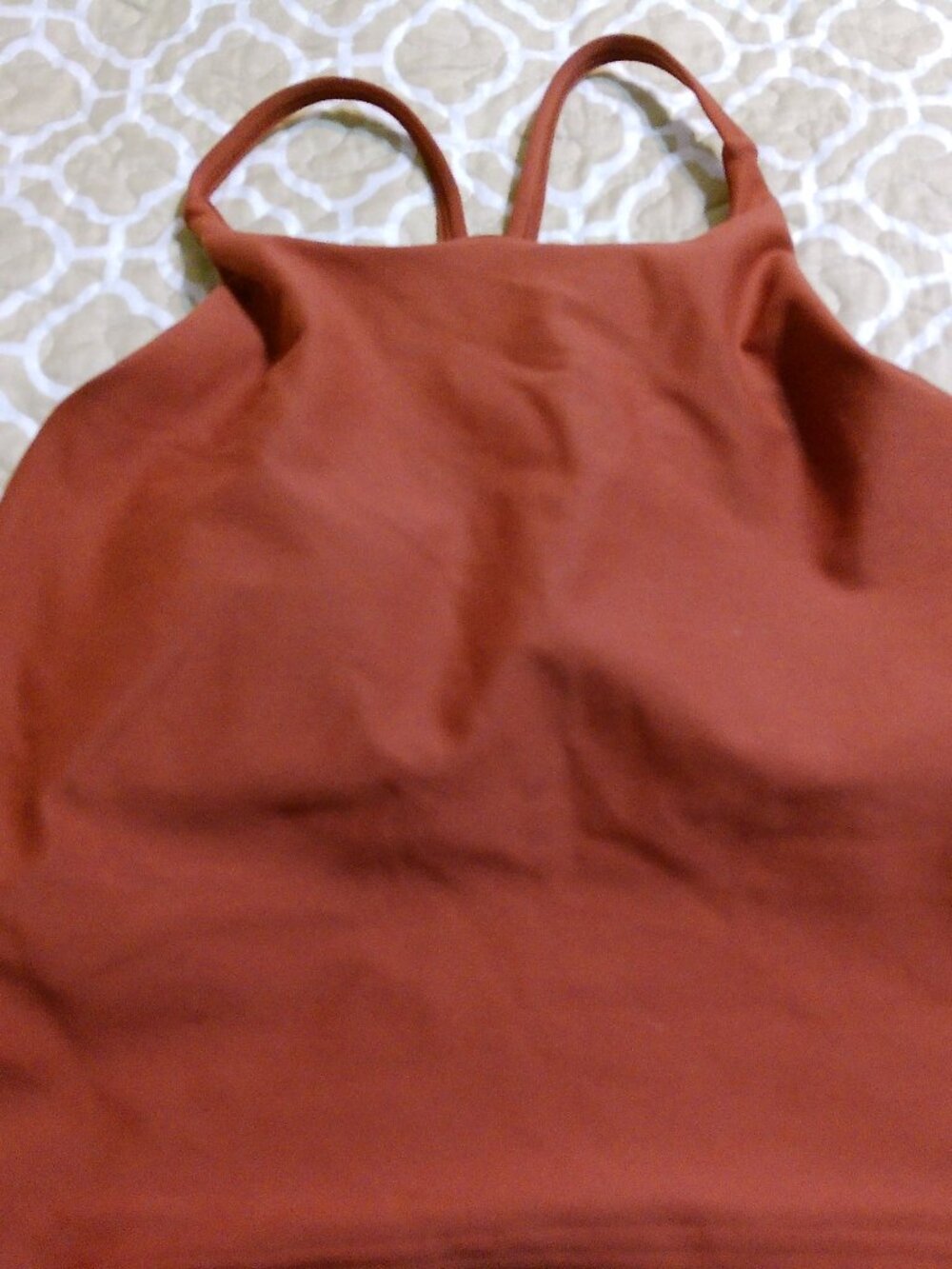 OLD NAVY ACTIVE SPORTS BRA SIZE SMALL GOOD CONDITION RUSTY BROWN
